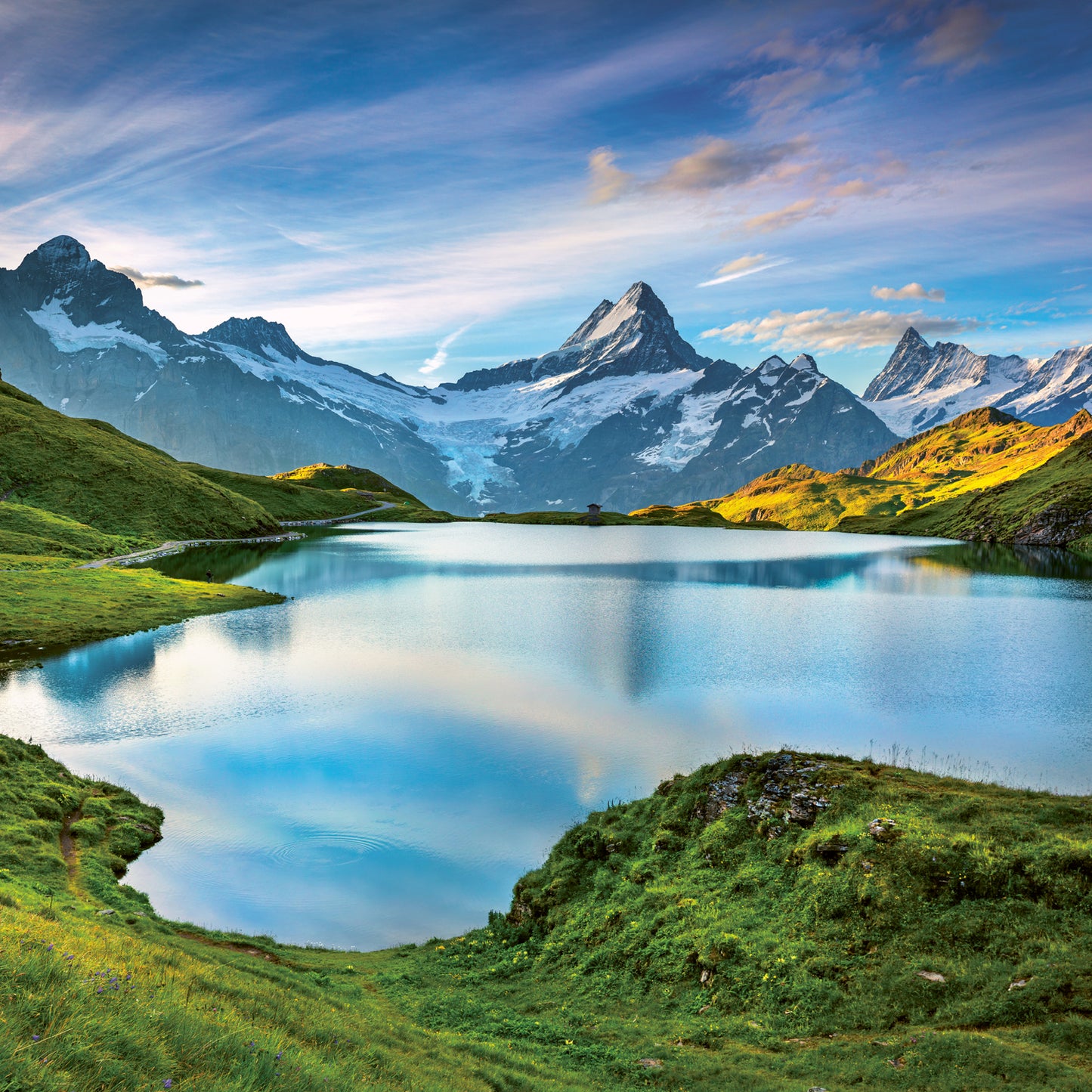 Broschürenkalender Alpen 2024, 30 × 30 cm