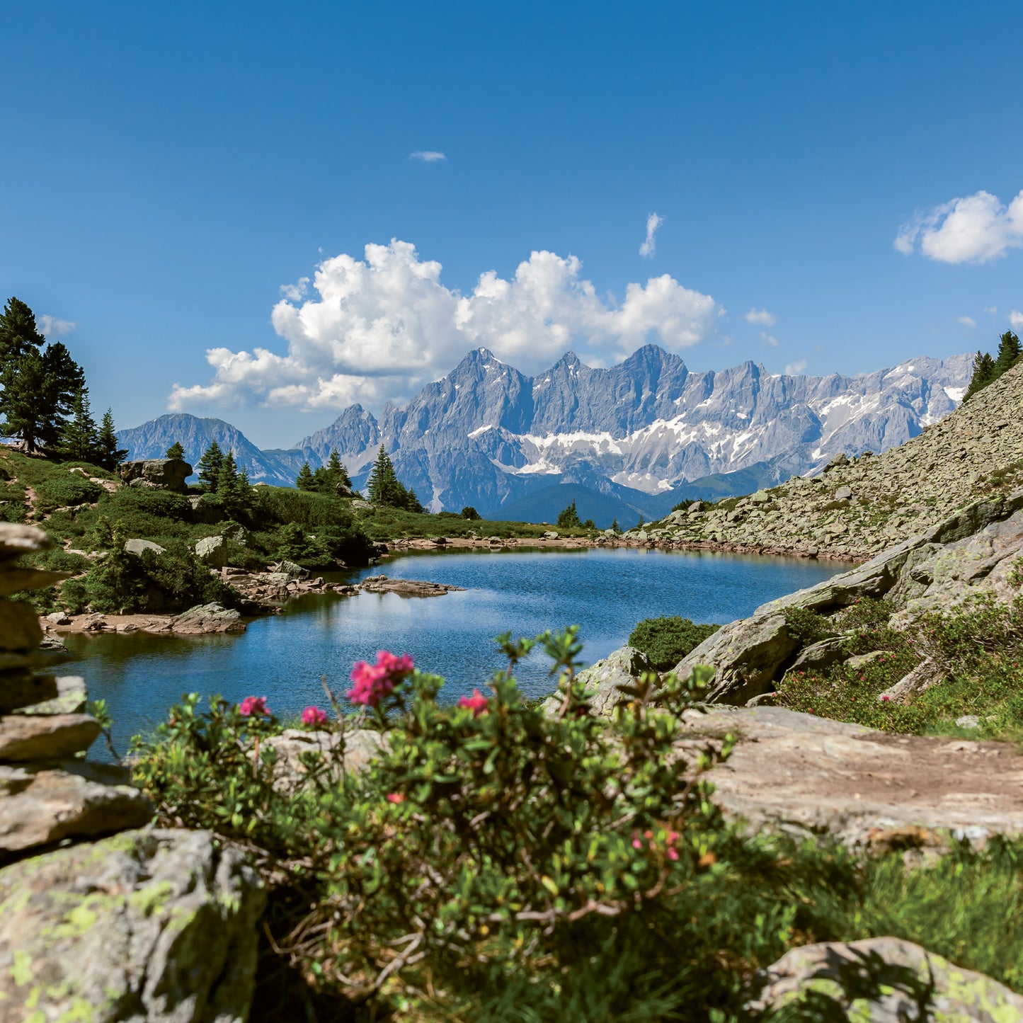 Broschürenkalender Alpen 2024, 30 × 30 cm