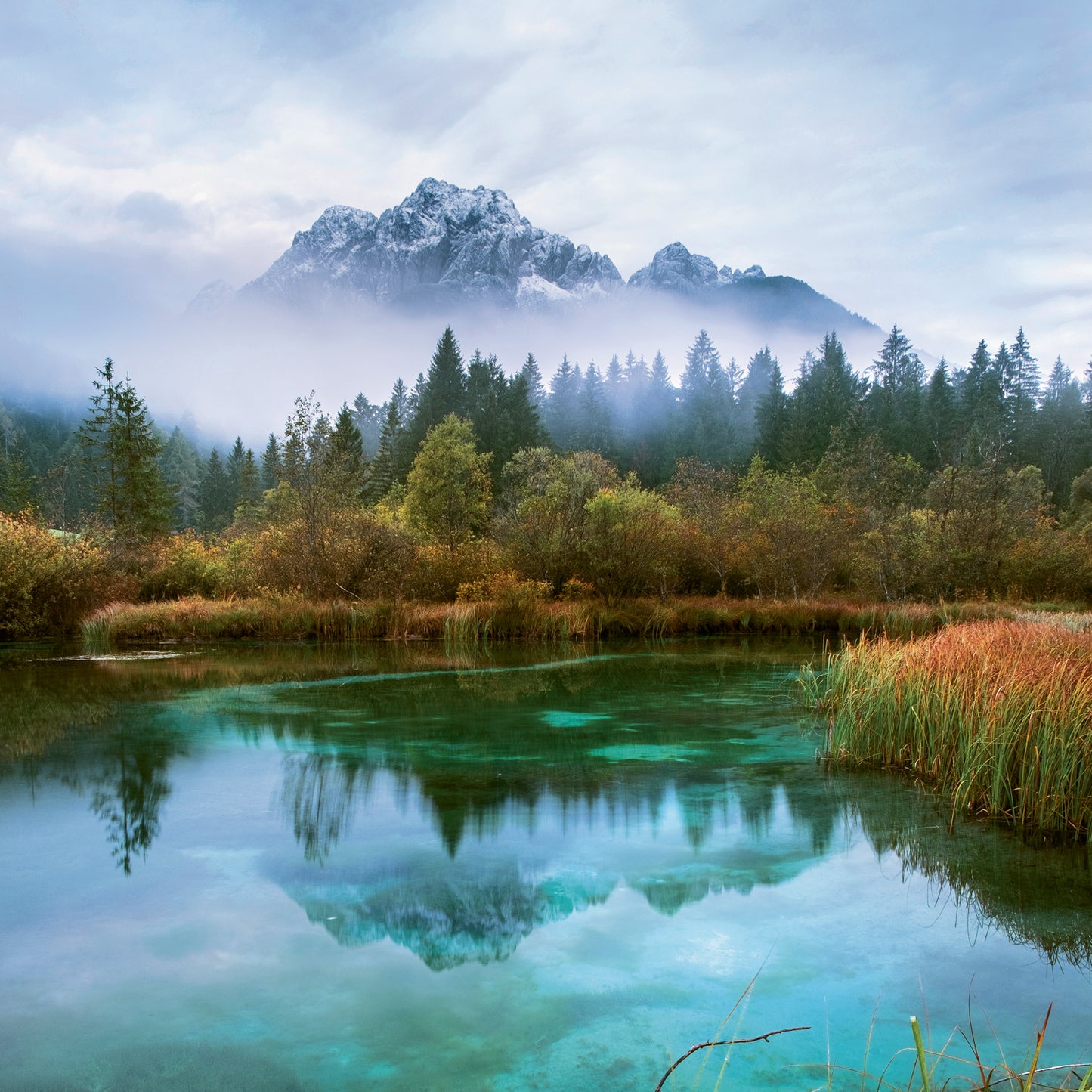 Broschürenkalender Alpen 2024, 30 × 30 cm