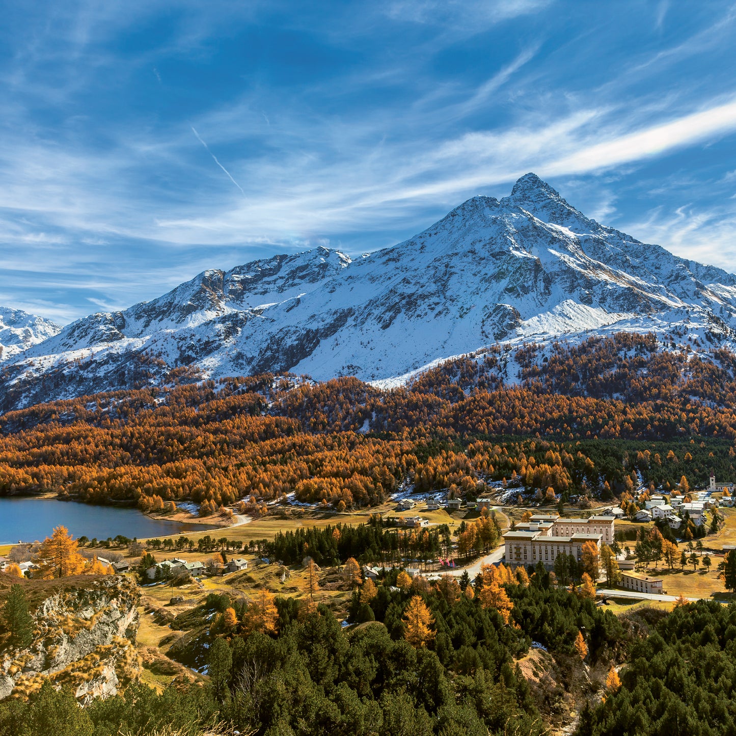 Broschürenkalender Alpen 2024, 30 × 30 cm