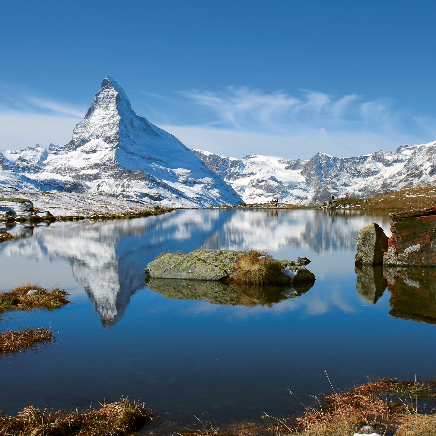 Broschürenkalender Alpen 2024, 30 × 30 cm
