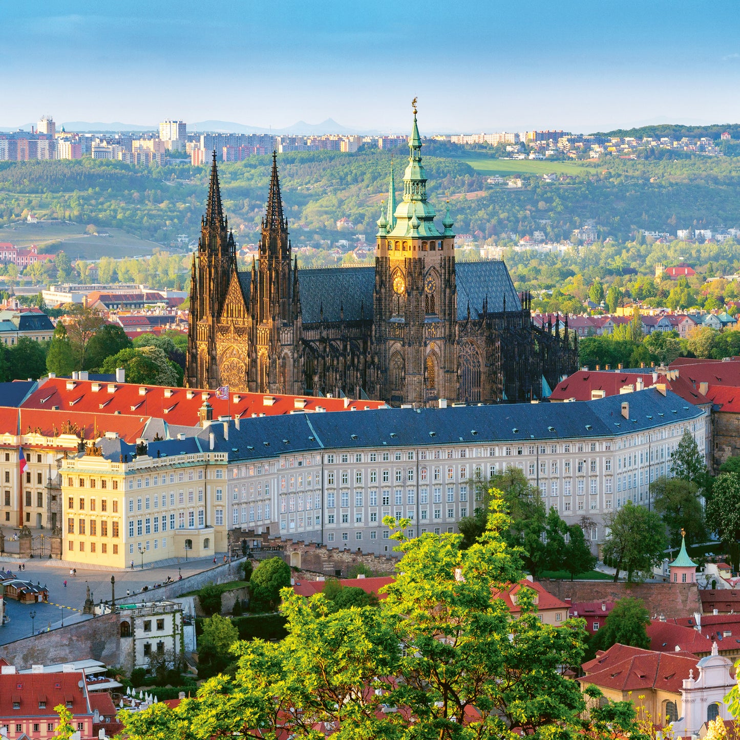 Broschürenkalender Prag 2024, 30 × 30 cm
