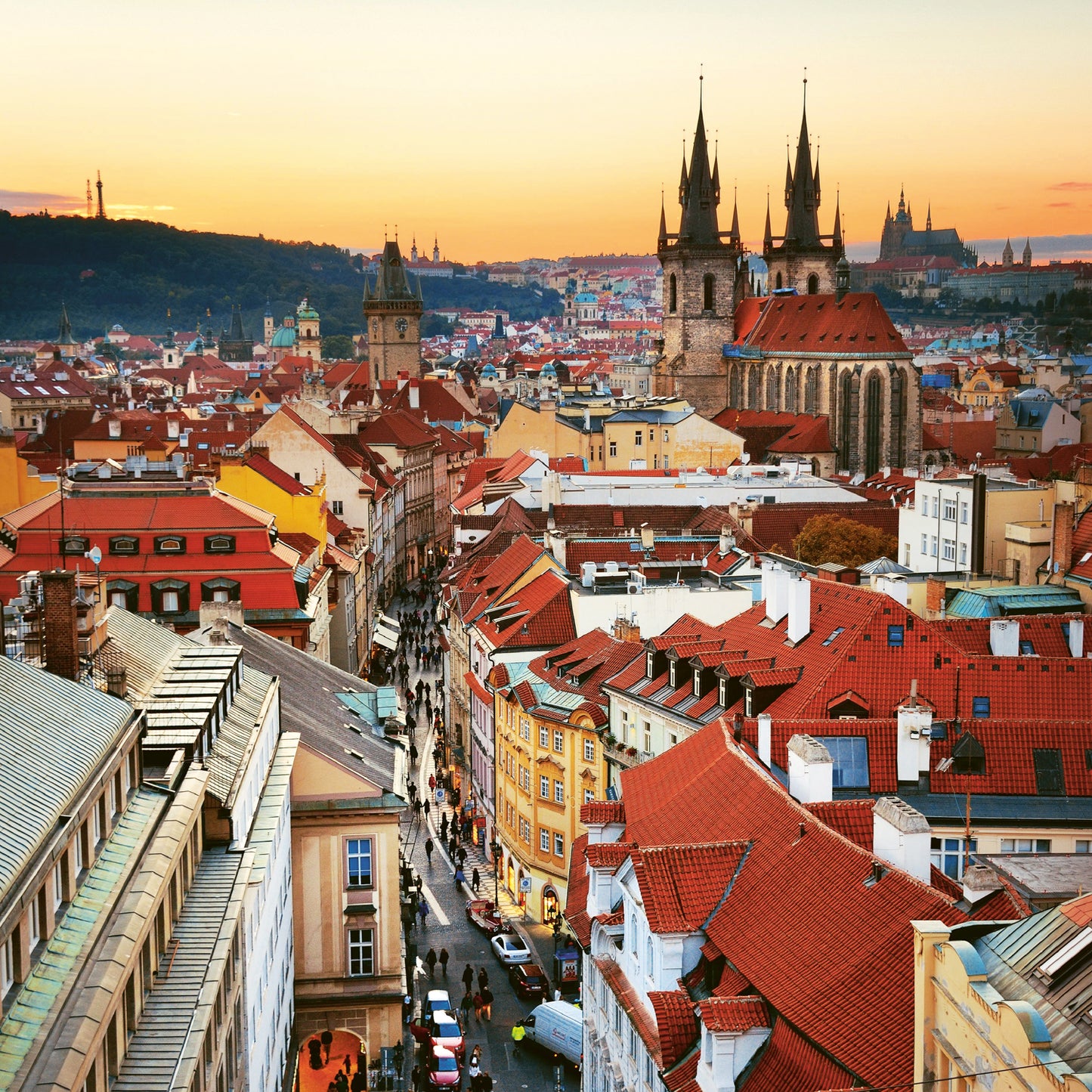Broschürenkalender Prag 2024, 30 × 30 cm