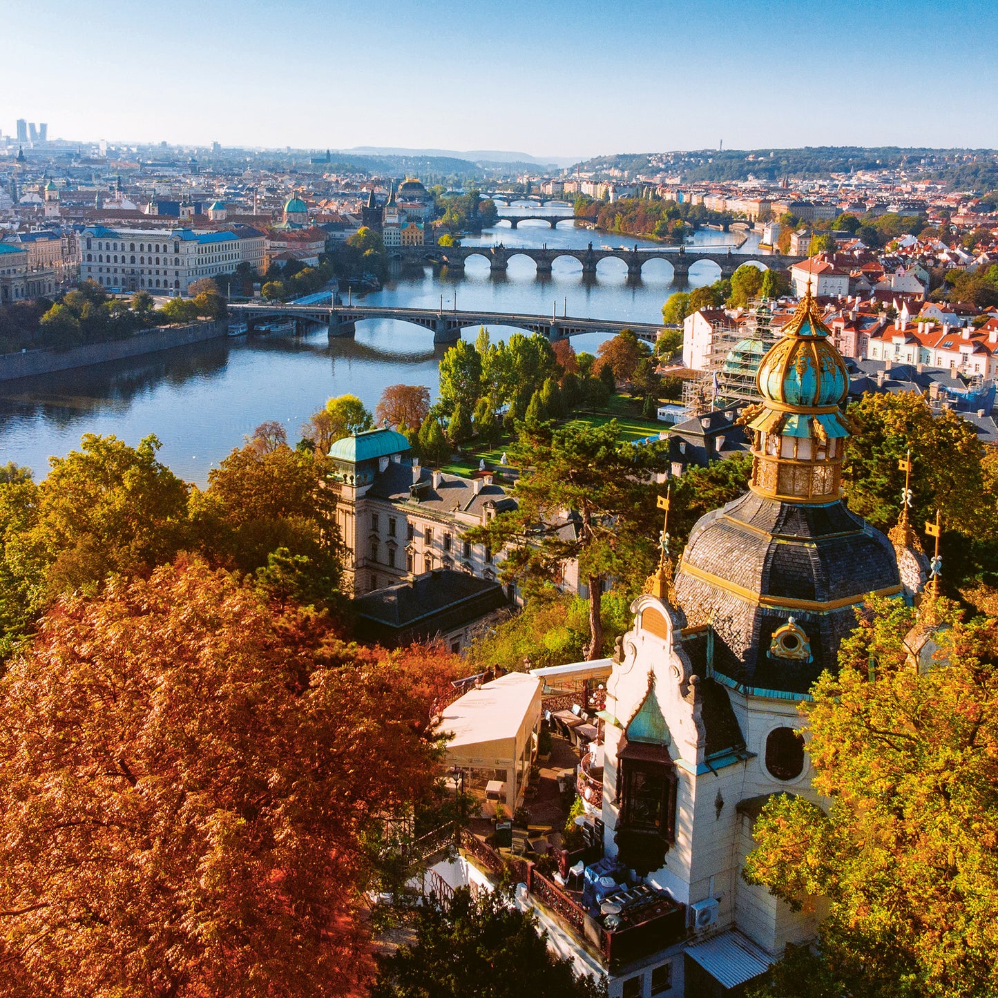 Broschürenkalender Prag 2024, 30 × 30 cm