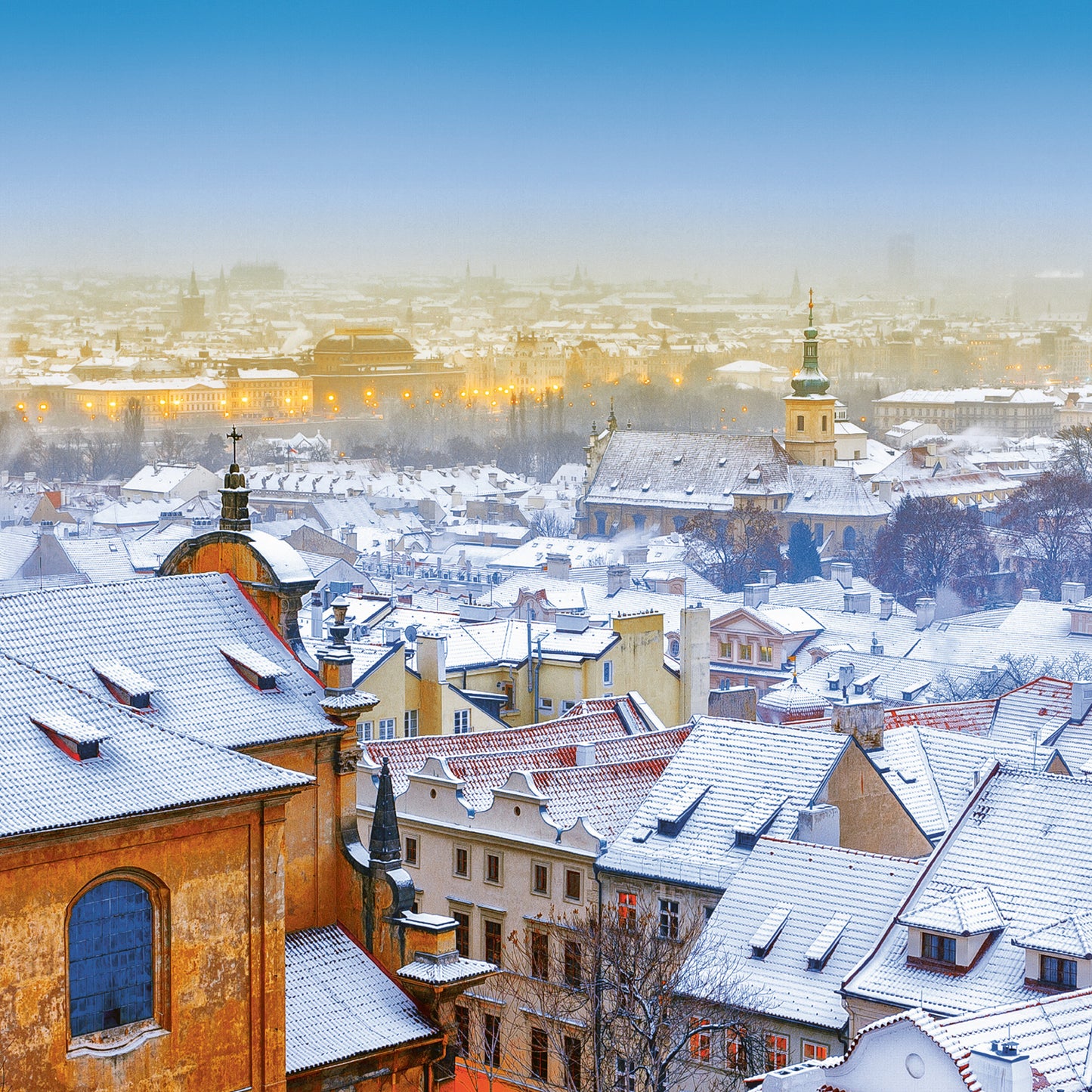 Broschürenkalender Prag 2024, 30 × 30 cm