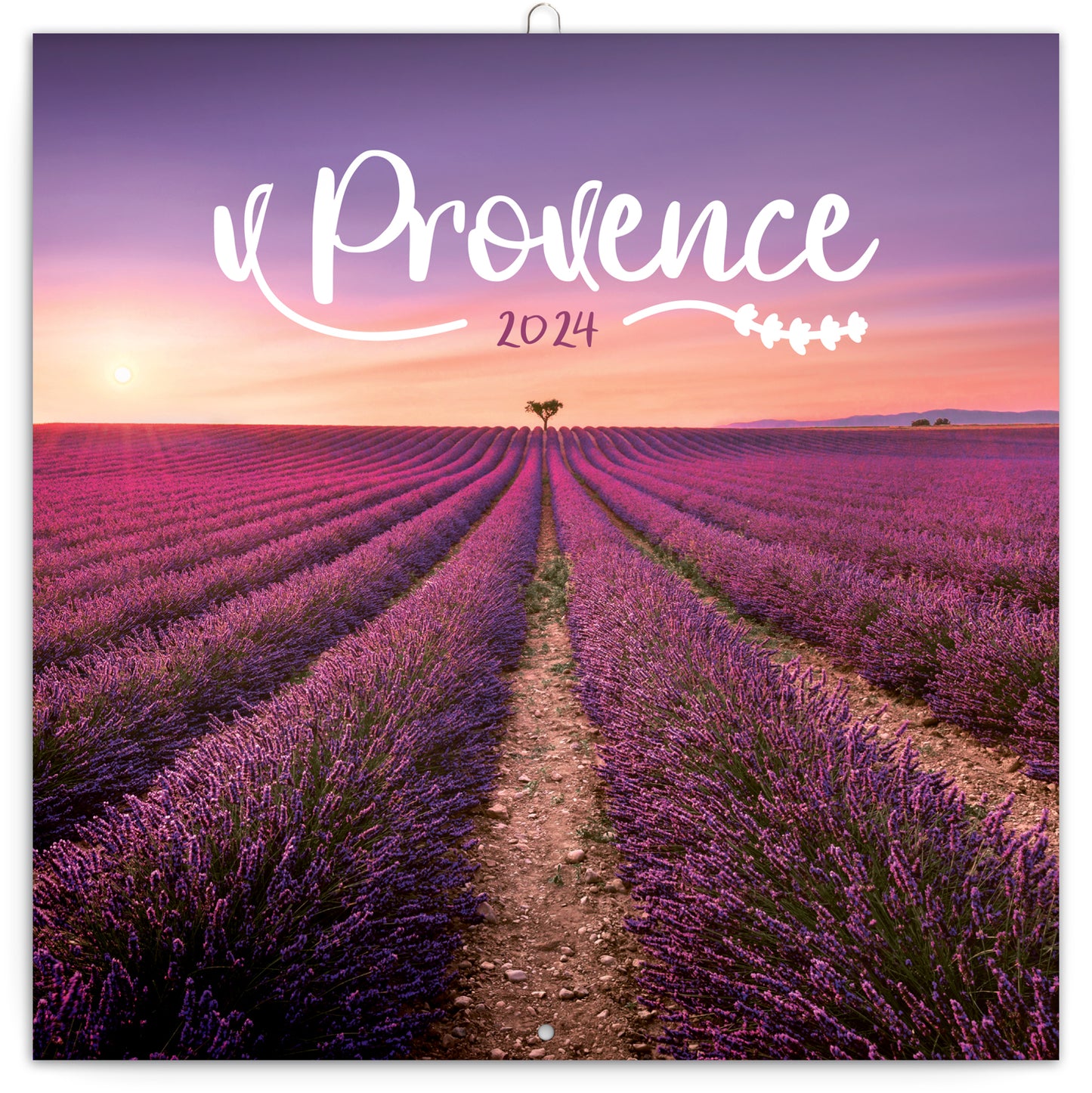 Broschürenkalender Provence 2024, duftig, 30 × 30 cm