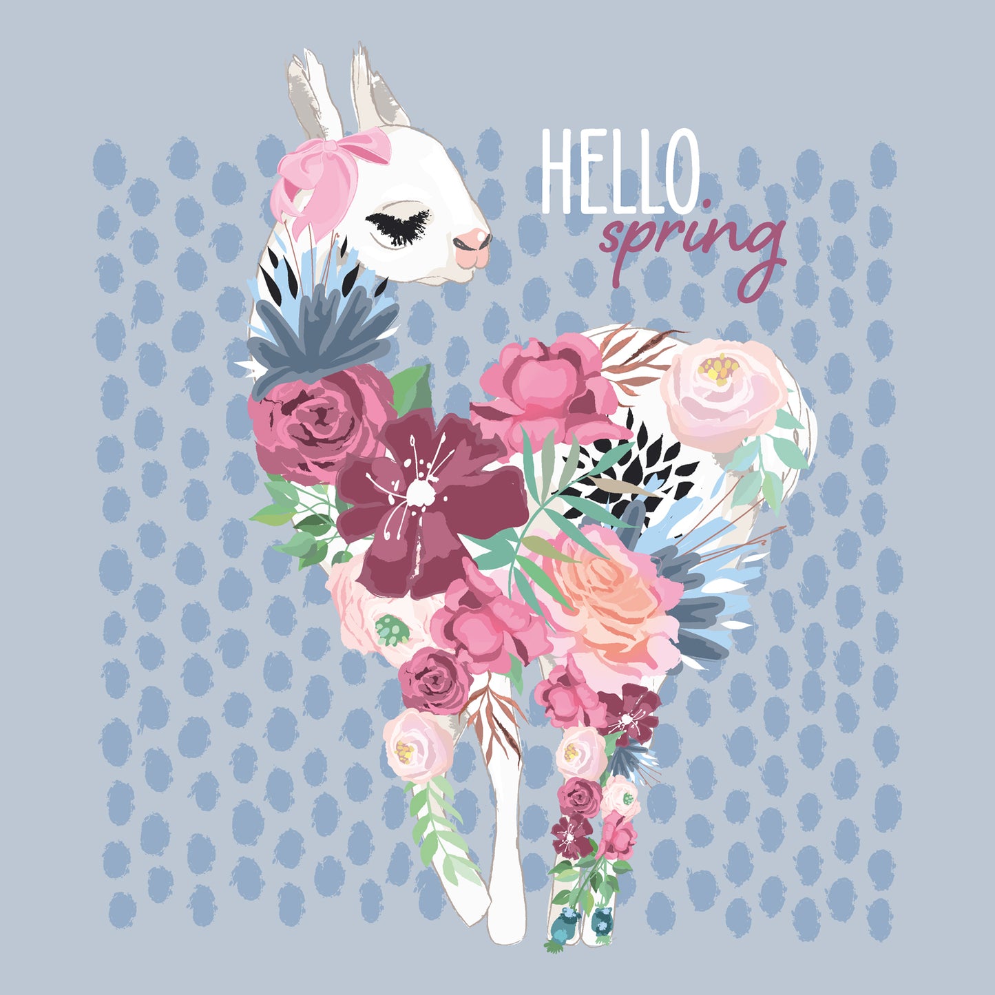 Broschürenkalender Happy Llamas 2025, 30 x 30 cm