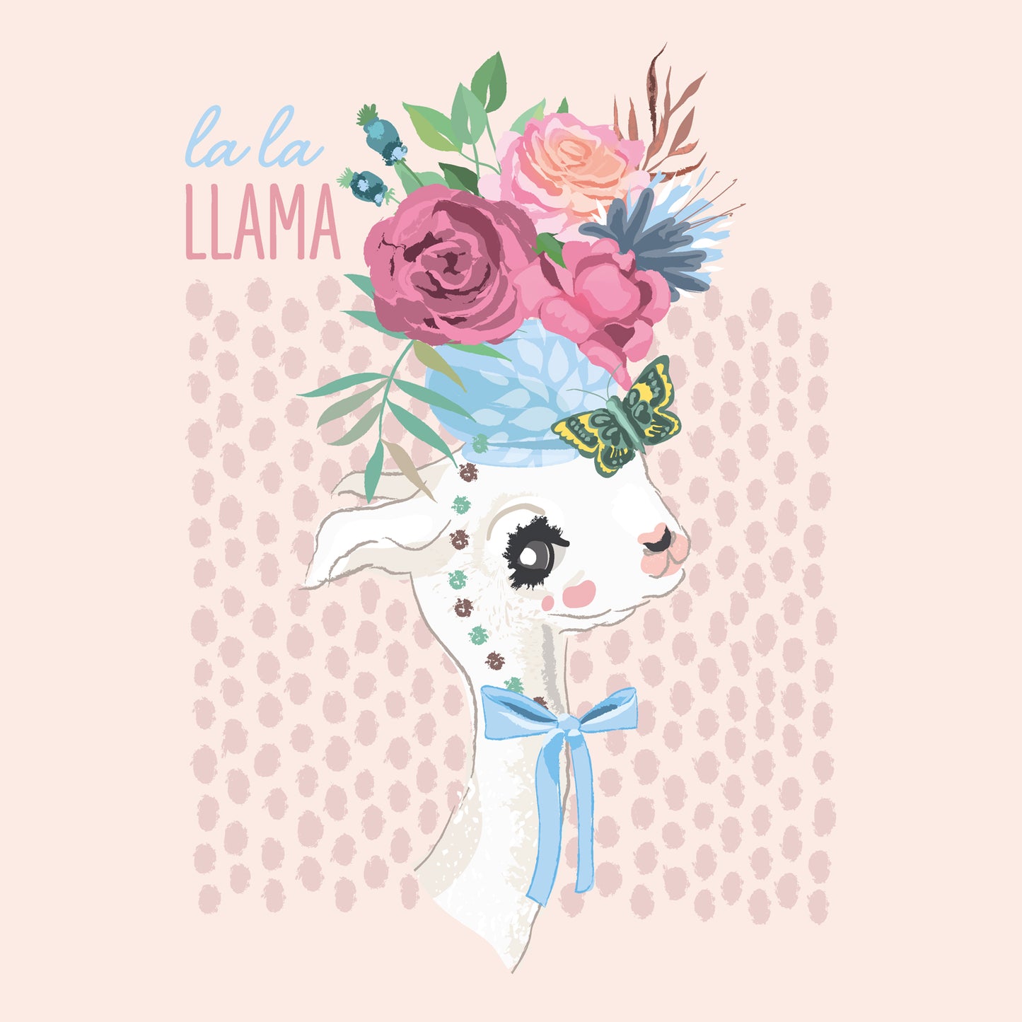 Broschürenkalender Happy Llamas 2025, 30 x 30 cm