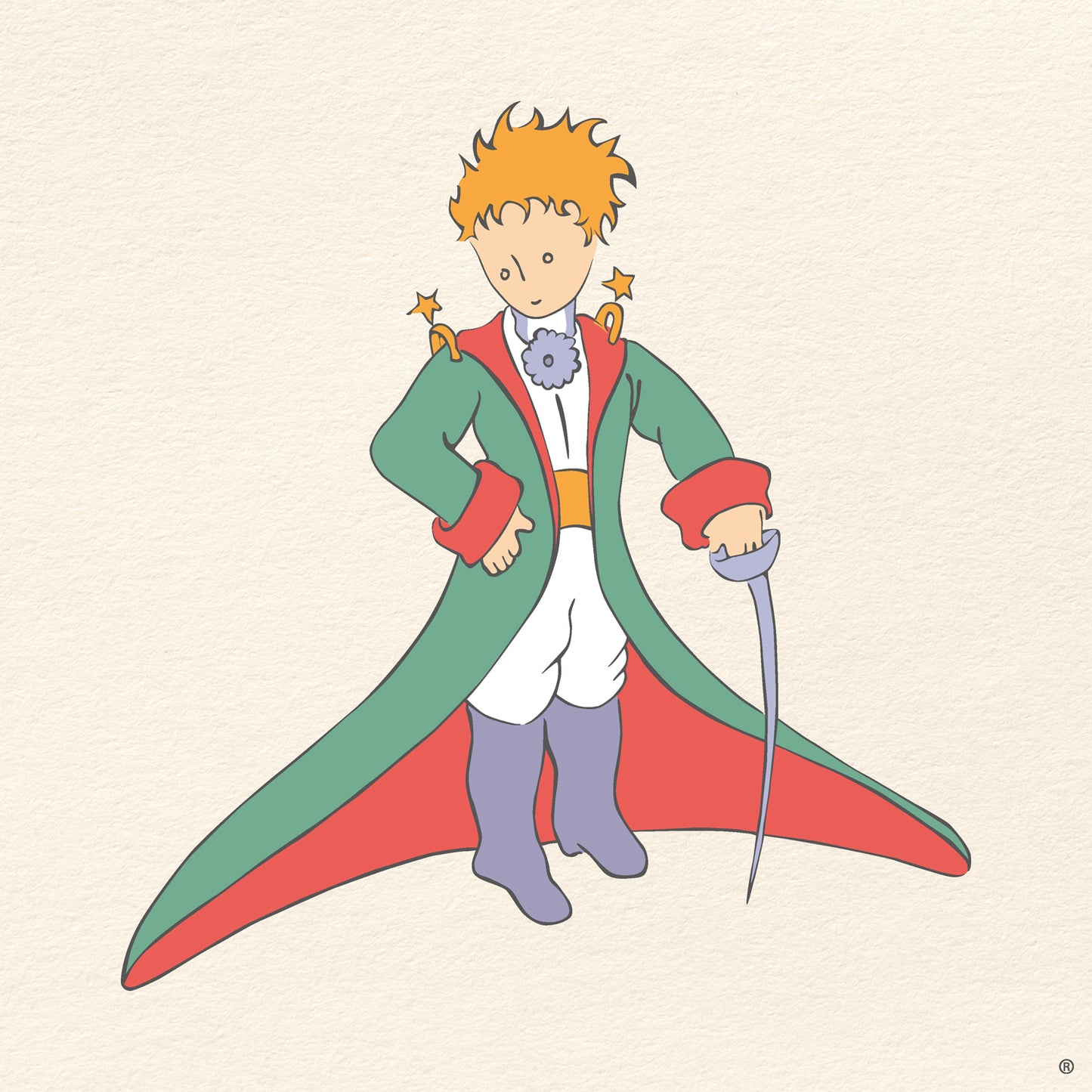 Broschürenkalender Der kleine Prinz 2025, 30 x 30 cm