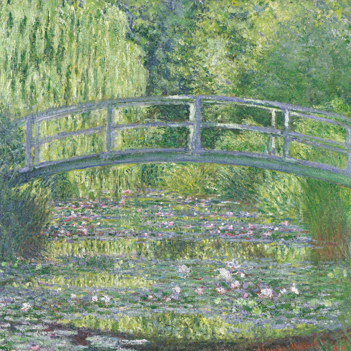 Claude Monet Broschürenkalender 2025, 30 x 30 cm