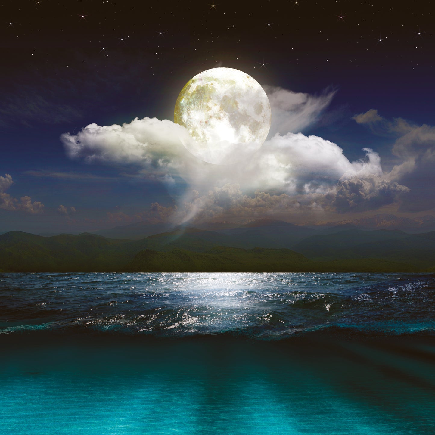 Broschürenkalender Mond 2025, 30 x 30 cm