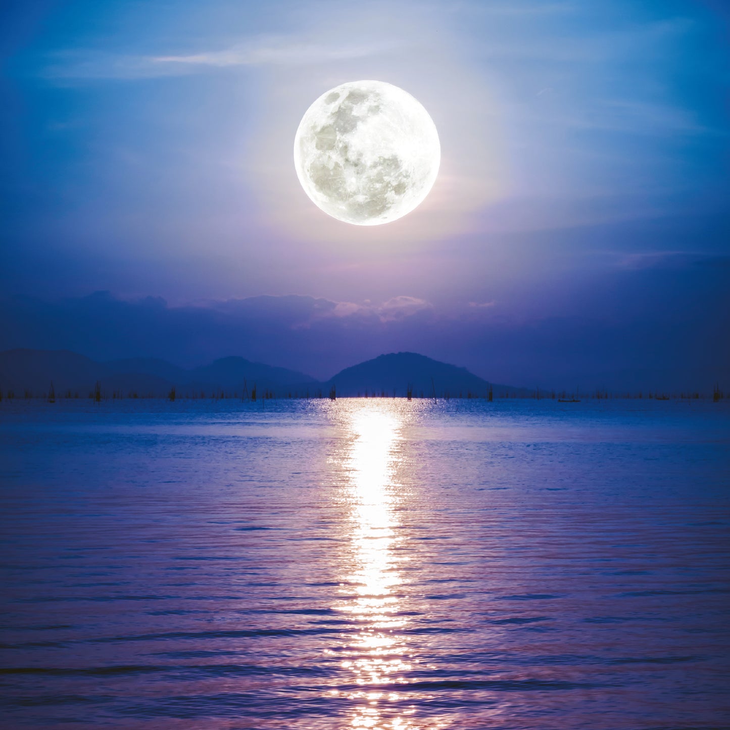 Broschürenkalender Mond 2025, 30 x 30 cm