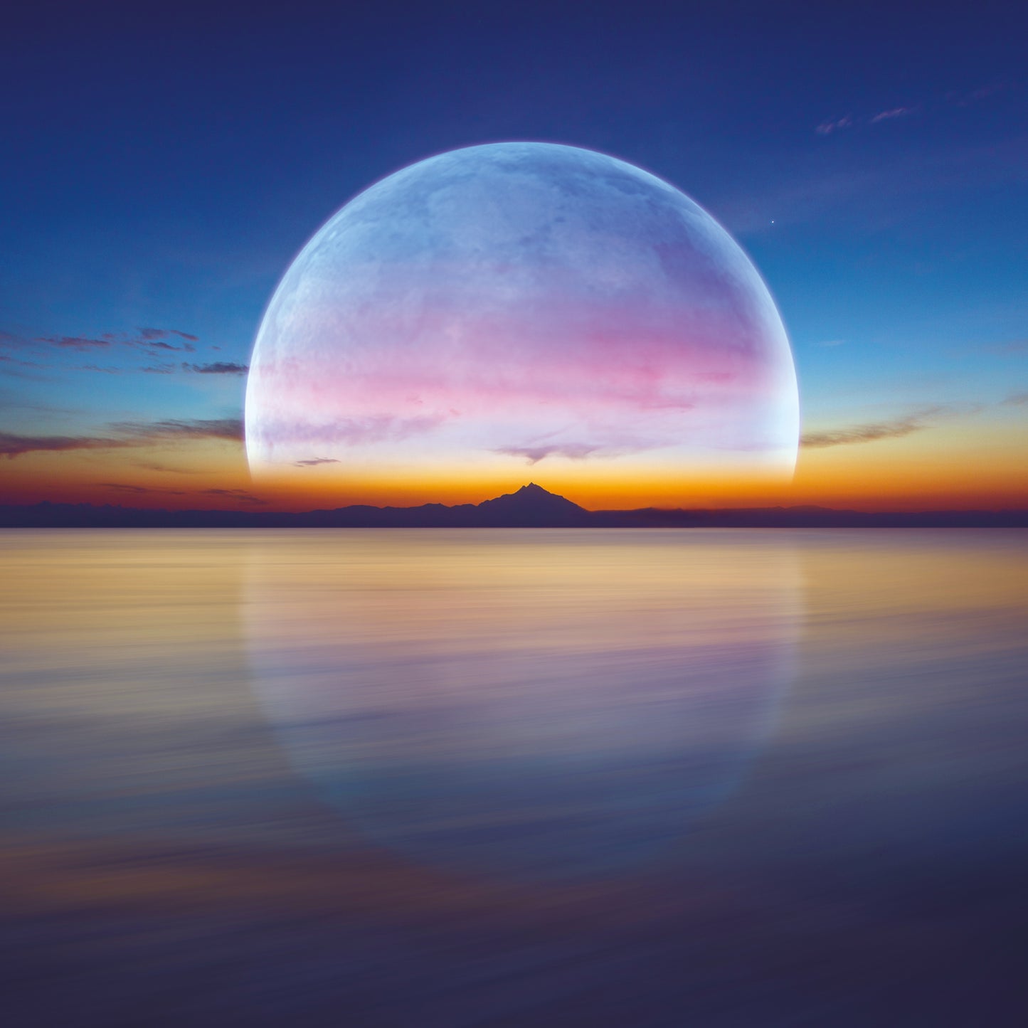 Broschürenkalender Mond 2025, 30 x 30 cm