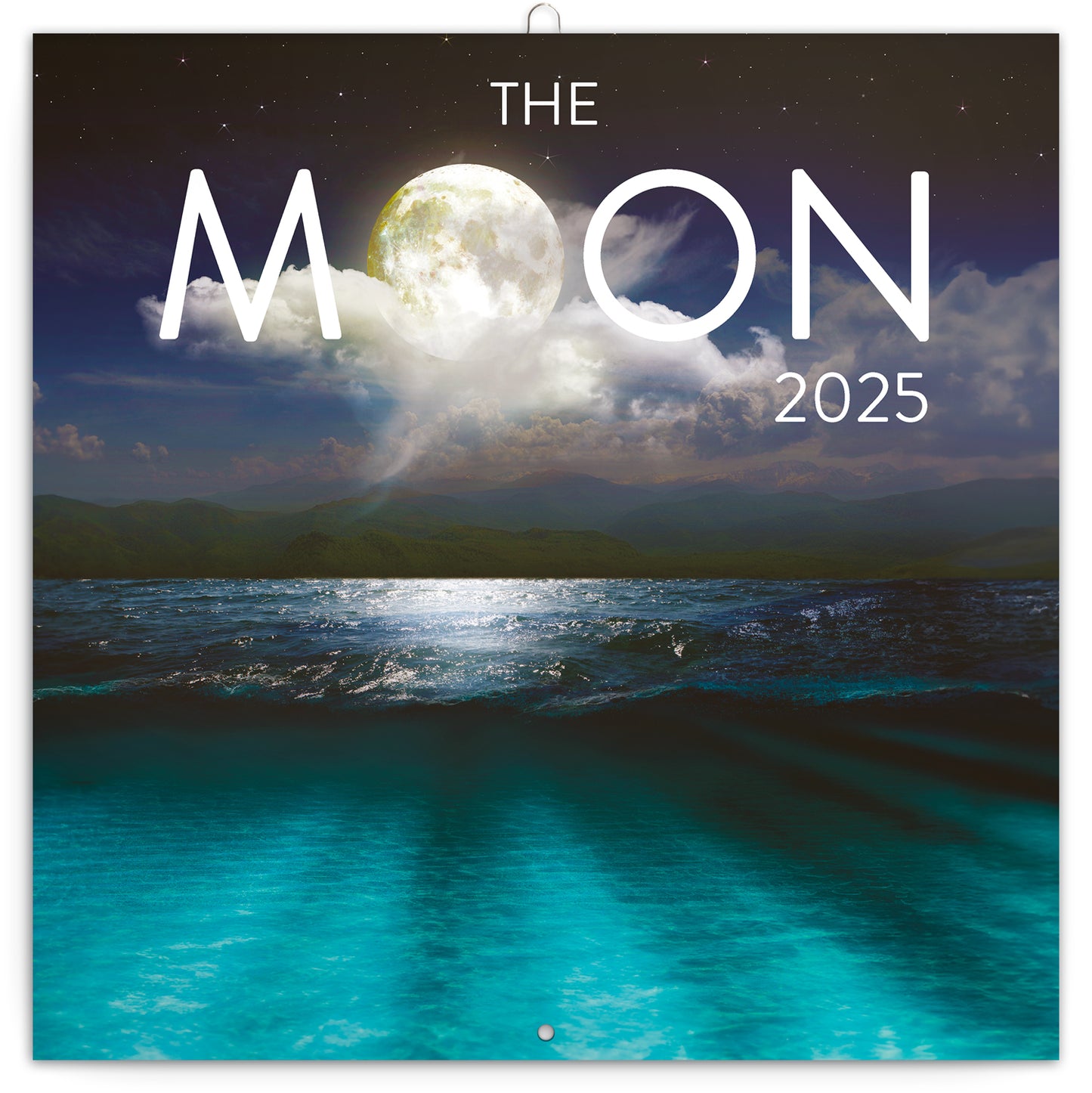 Broschürenkalender Mond 2025, 30 x 30 cm