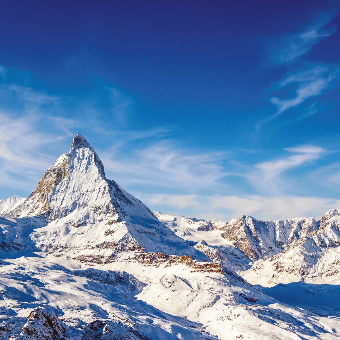 Broschürenkalender Alpen 2025, 30 x 30 cm