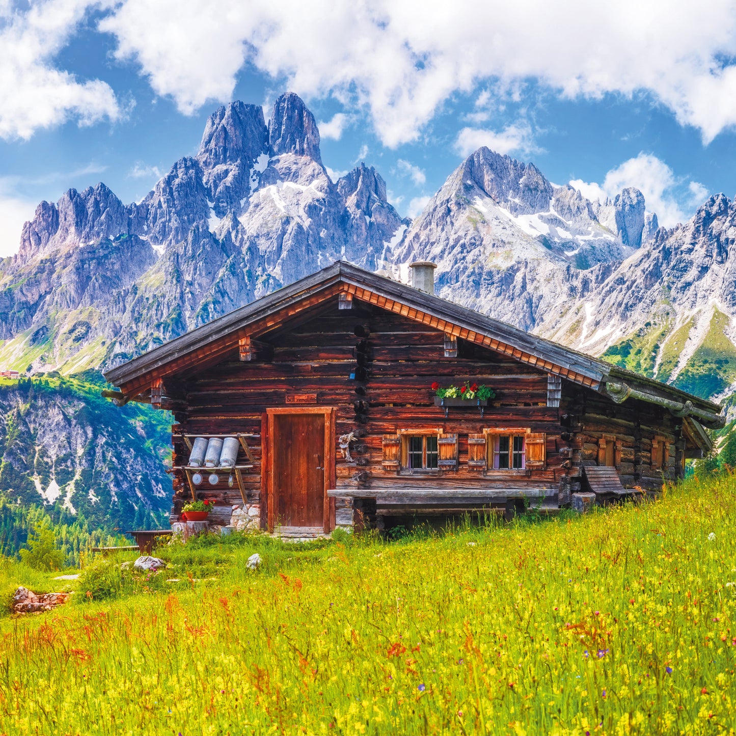 Broschürenkalender Alpen 2025, 30 x 30 cm