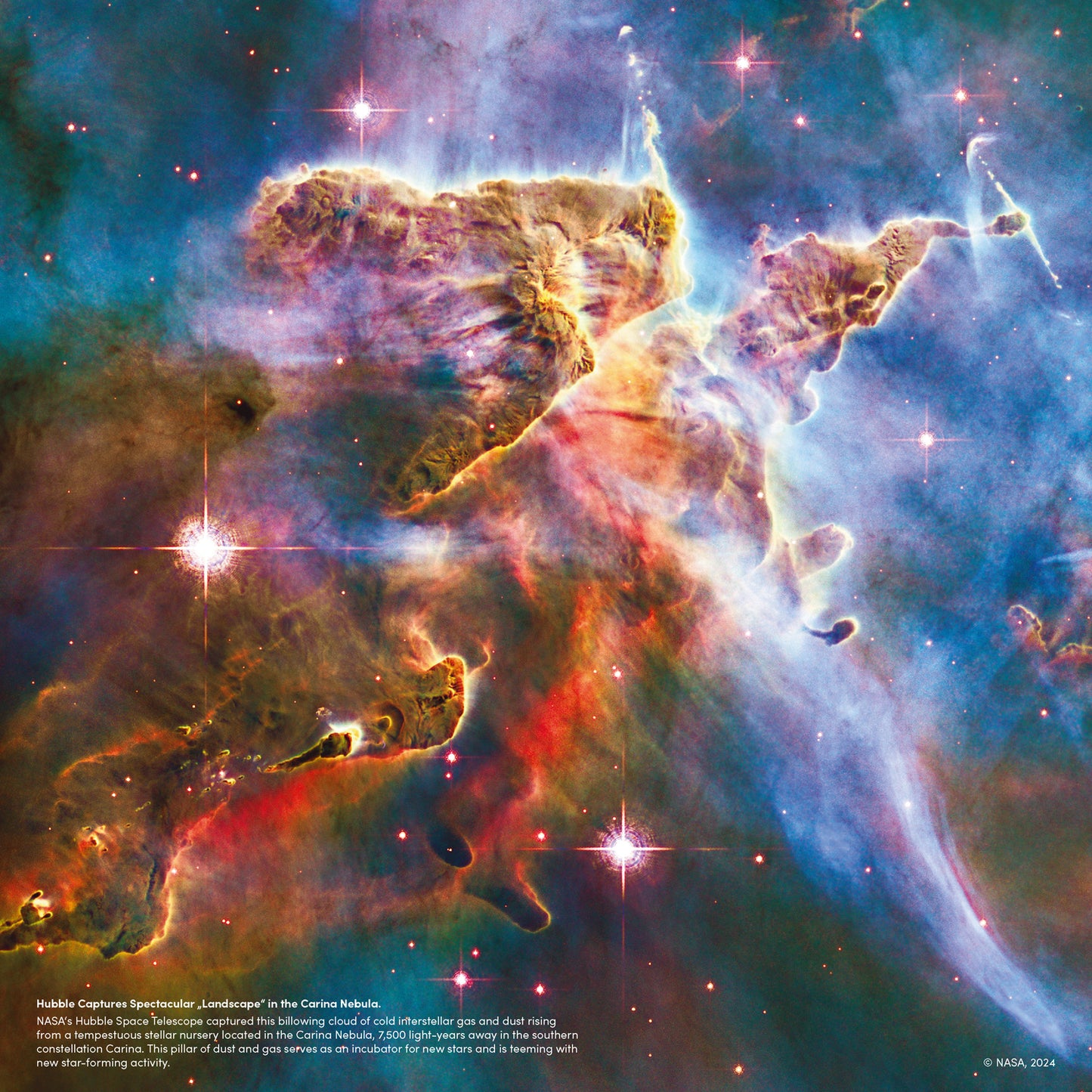 NASA 2025 Broschürenkalender , 30 x 30 cm