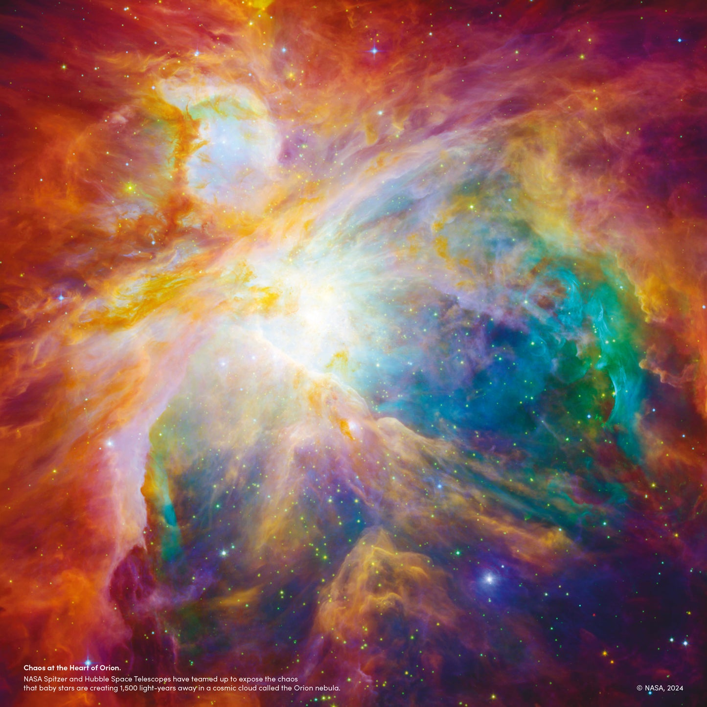 NASA 2025 Broschürenkalender , 30 x 30 cm