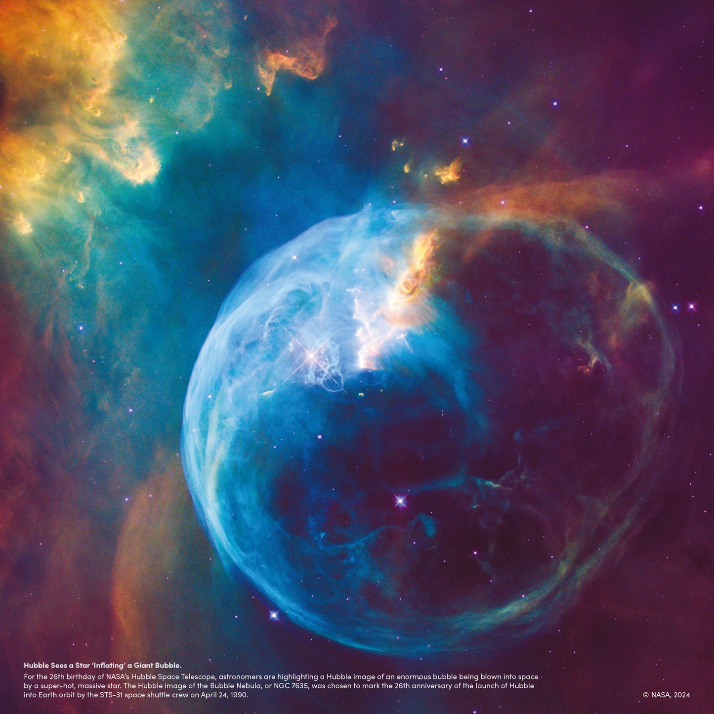 NASA 2025 Broschürenkalender , 30 x 30 cm