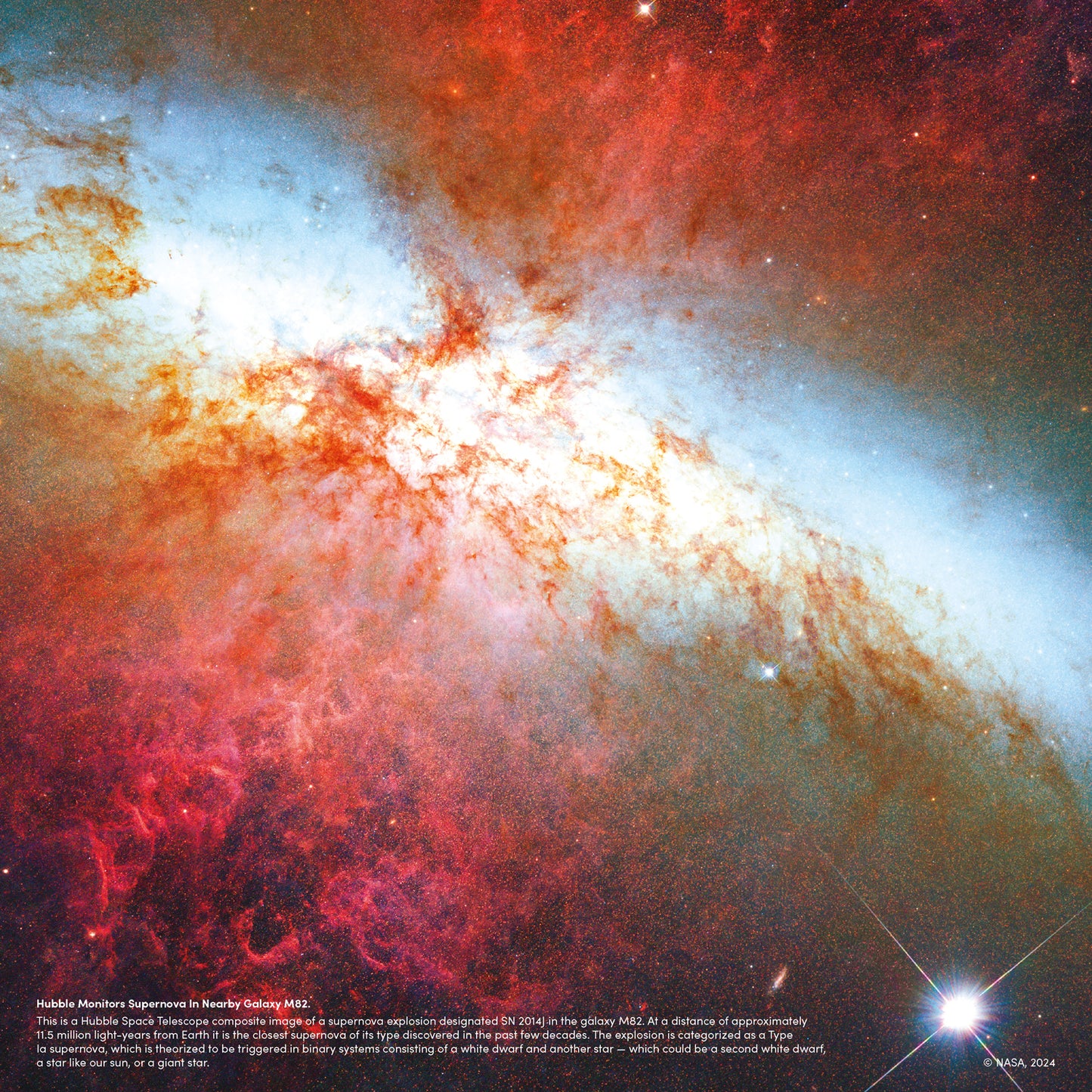 NASA 2025 Broschürenkalender , 30 x 30 cm