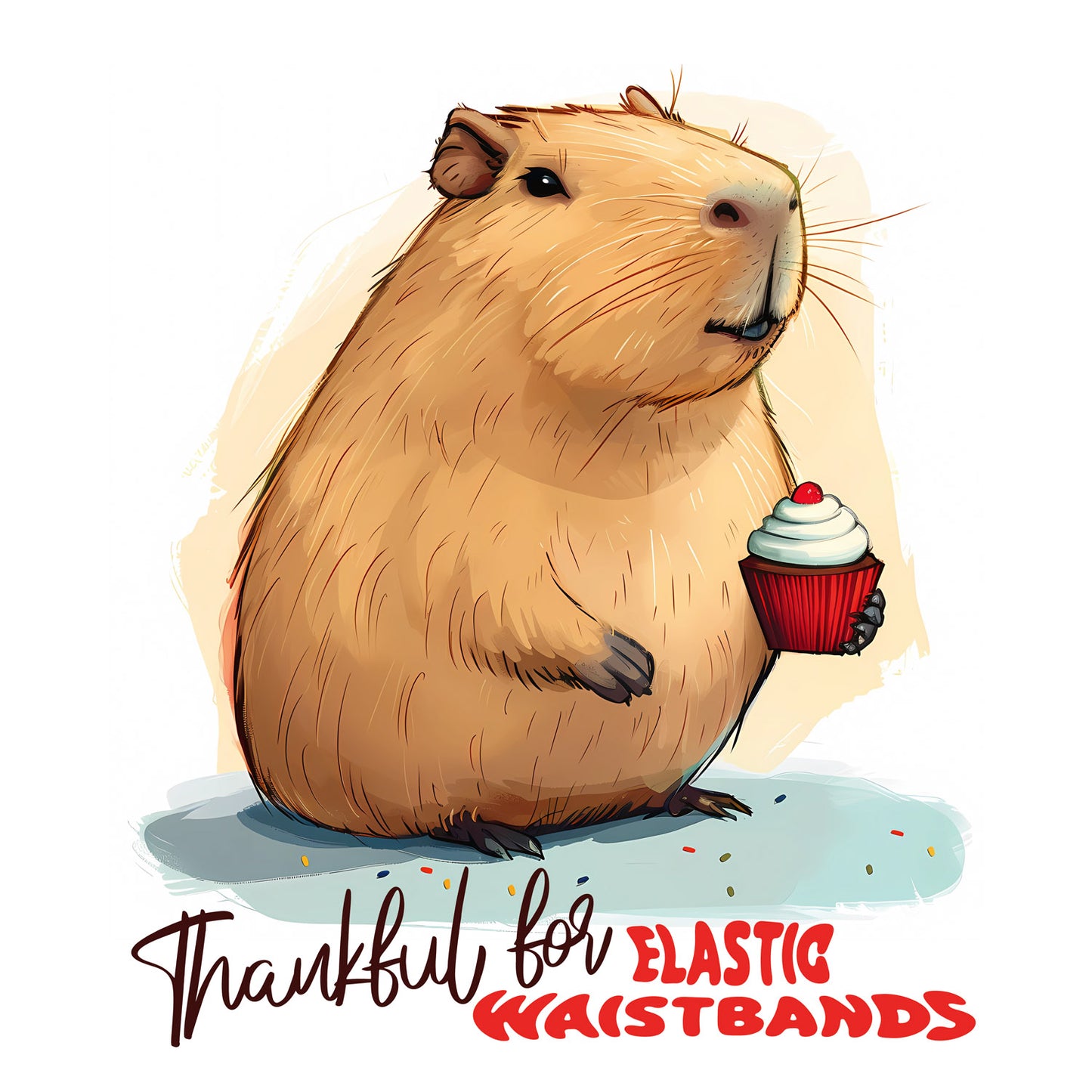 Broschürenkalender Cheeky Capybaras 2025, 30 × 30 cm