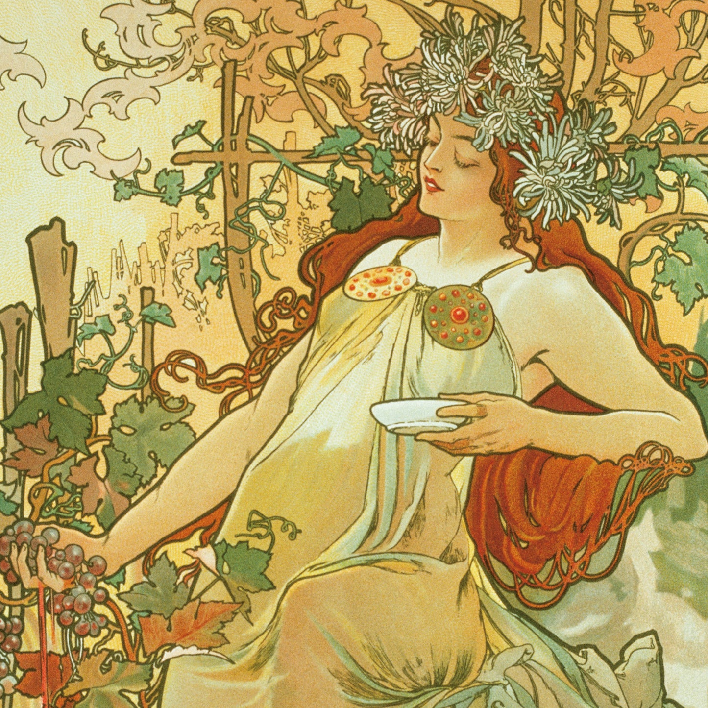 Broschürenkalender Alfons Mucha 2026, 30 x 30 cm
