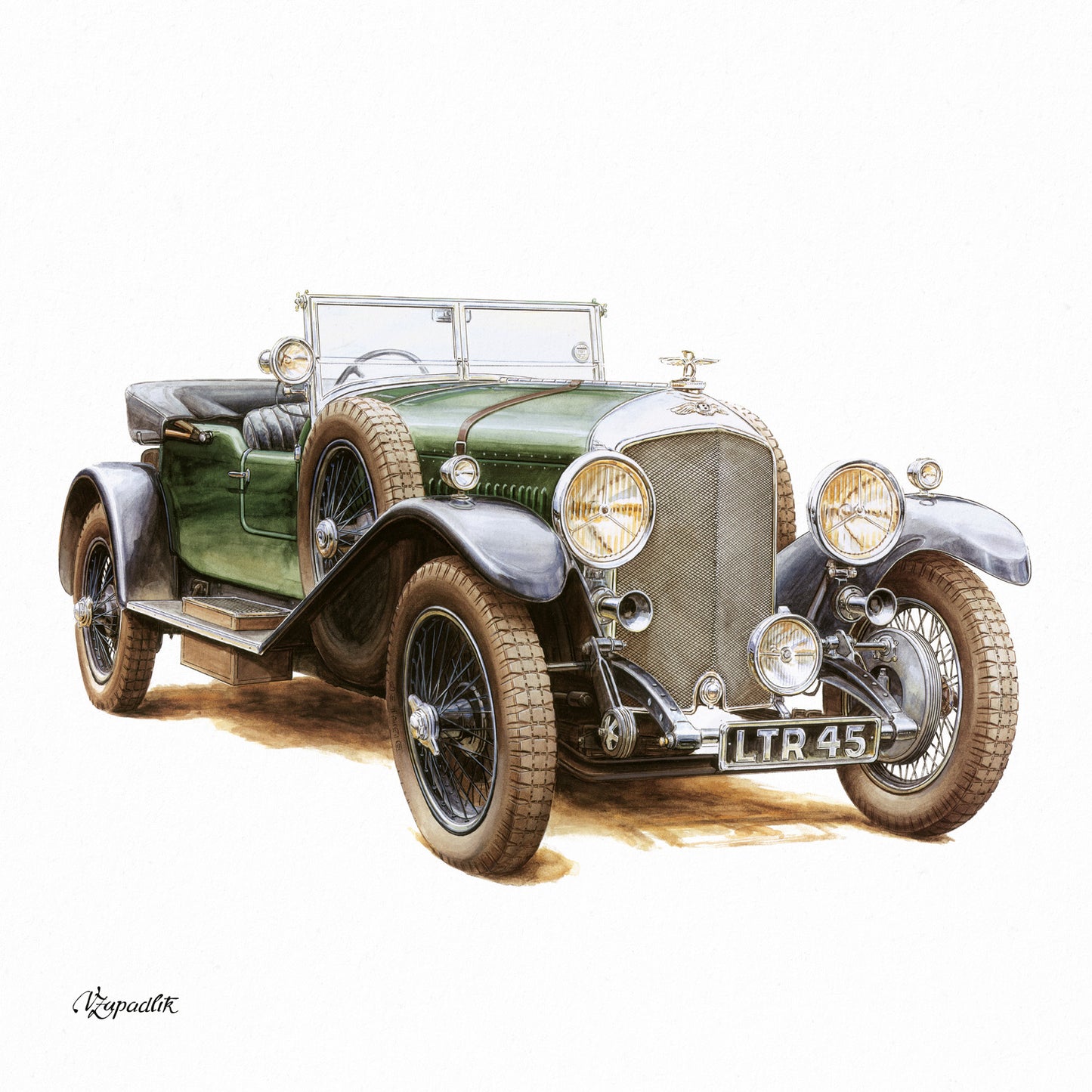 Broschürenkalender Classic Cars – Václav Zapadlík 2026, 30 x 30 cm