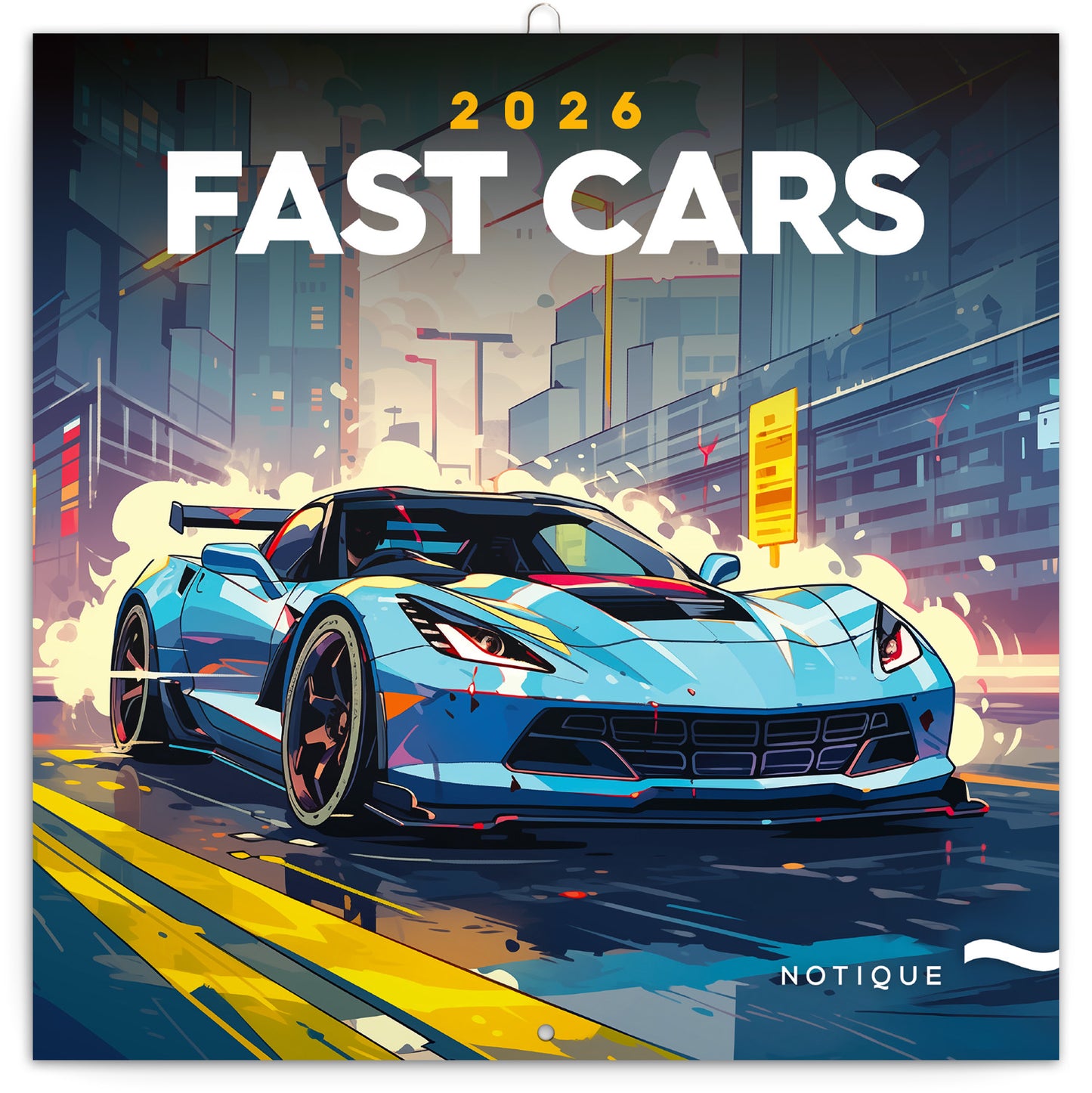 Broschürenkalender Fantastische Autos 2026, 30 x 30 cm
