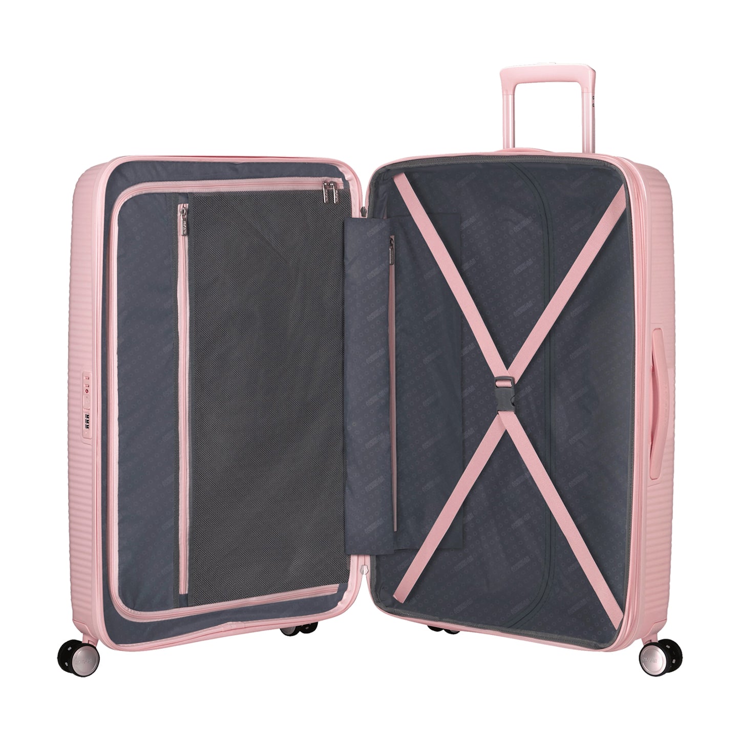 American Tourister Großer Koffer SoundBox 77cm Pastel Pink