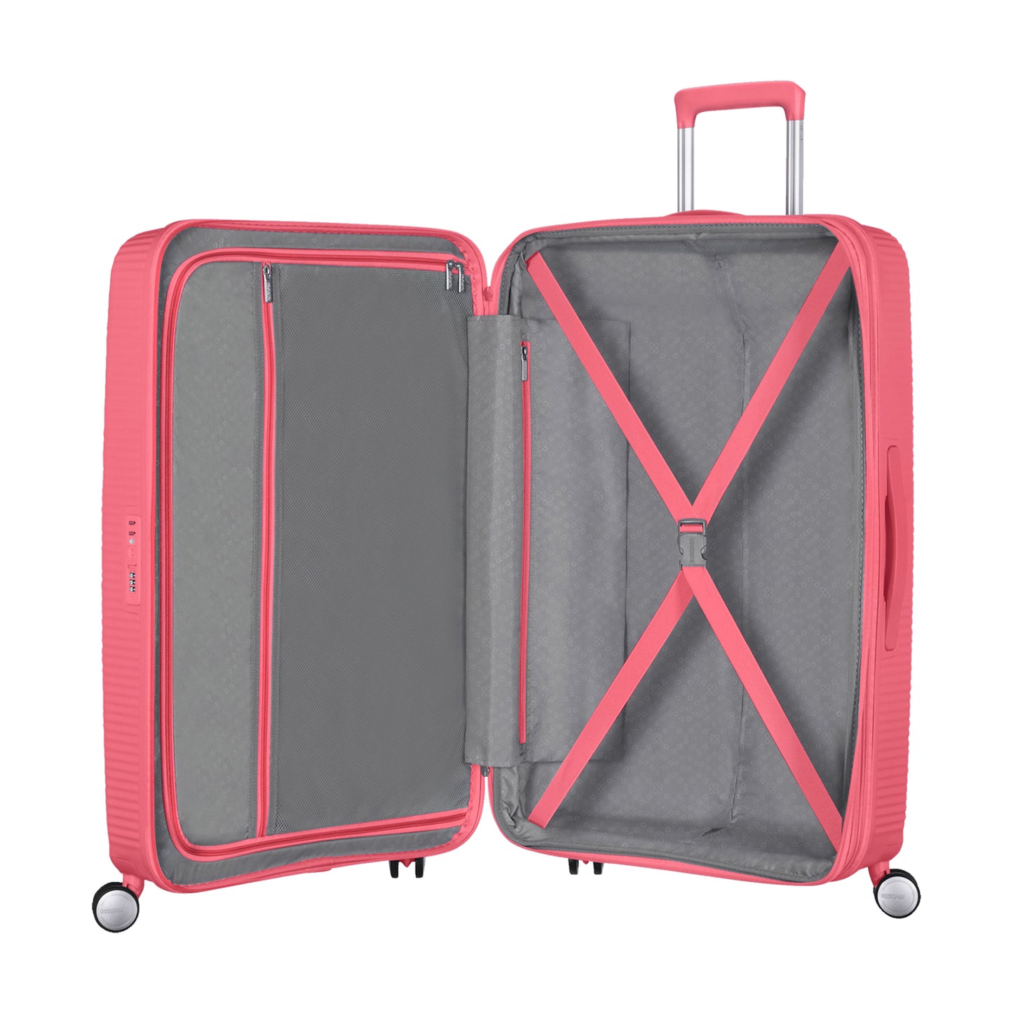 American Tourister Großer Koffer SoundBox 77cm Sun Kissed Coral