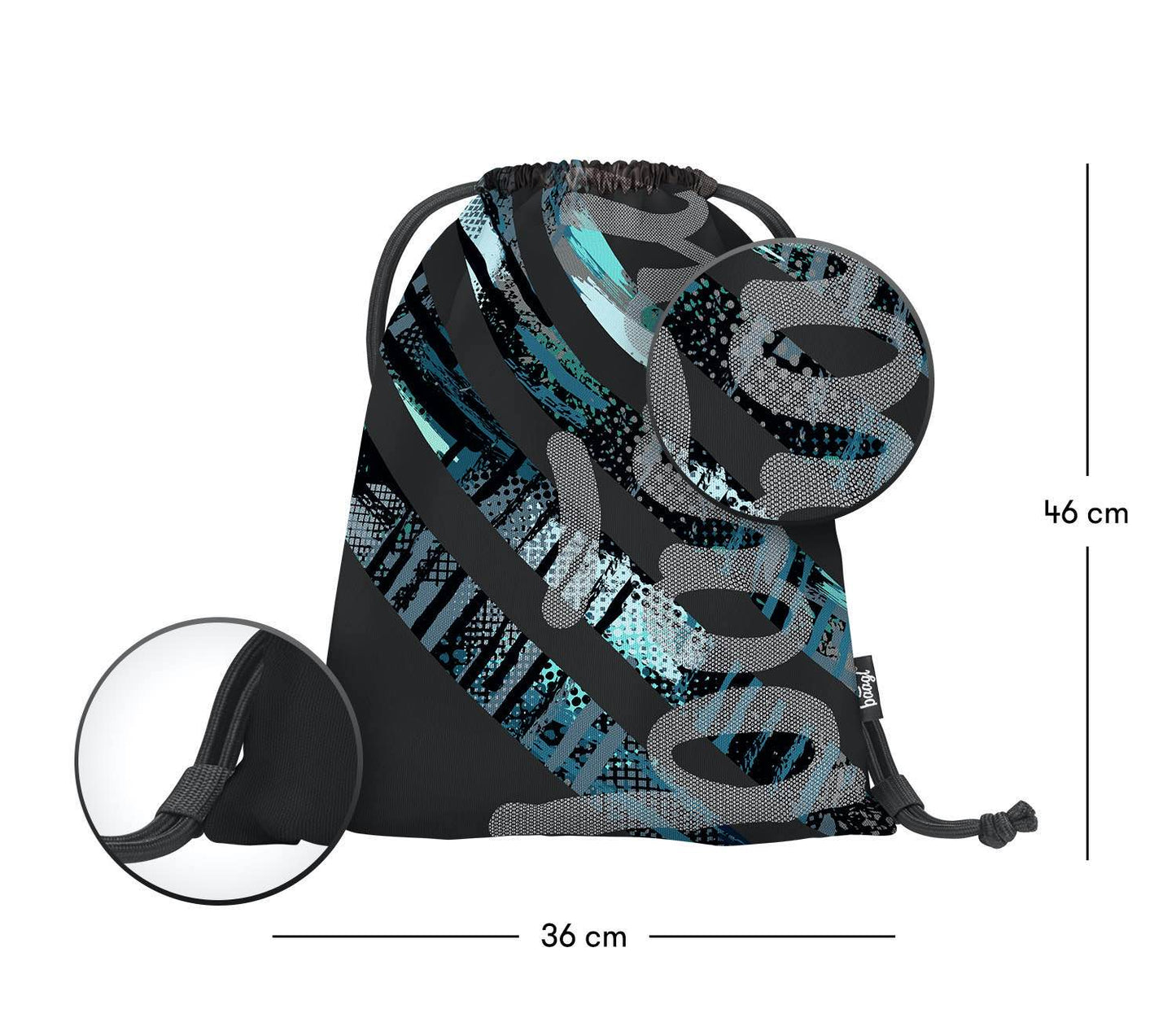 Skate Structures Rucksack-Set 3tlg: Rucksack, Federmäppchen, Turnbeutel