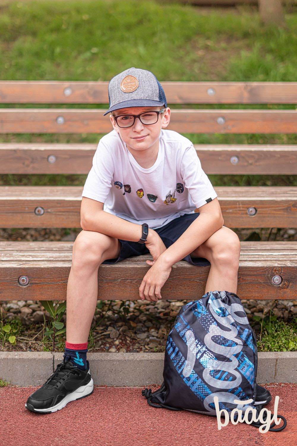 Skate Structures Rucksack-Set 3tlg: Rucksack, Federmäppchen, Turnbeutel