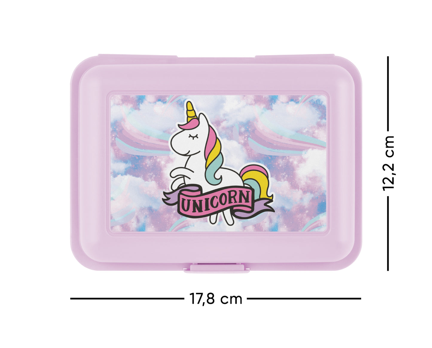 Zippy Regenbogen Schulranzen-Set 6tlg: Schulranzen, Federmäppchen, Turnbeutel, Brotdose, Heftmappe, Silikon-Etui