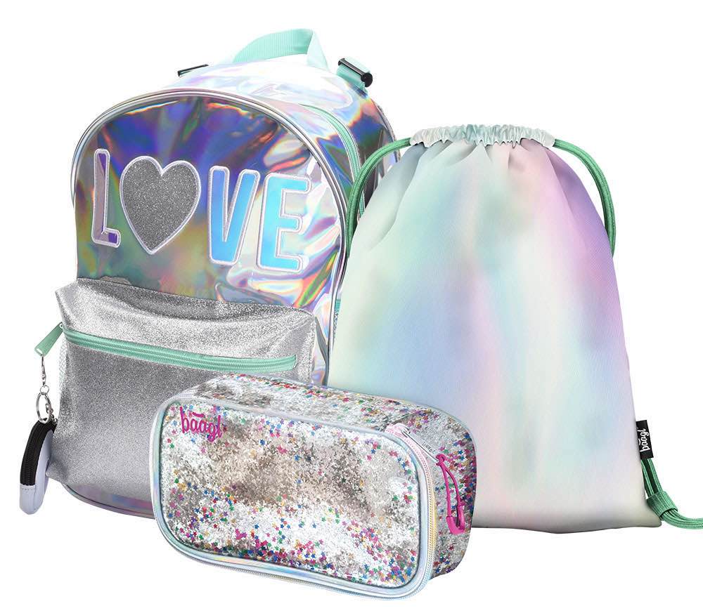 Fun Love Rucksack-Set 3tlg: Rucksack, Federmäppchen, Turnbeutel