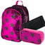 Fun Stars Rucksack-Set 3tlg: Rucksack, Federmäppchen, Silikon-Etui