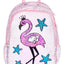 Fun Flamingo Rucksack-Set 3tlg: Rucksack, Federmäppchen, Silikon-Etui