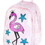 Fun Flamingo Rucksack-Set 3tlg: Rucksack, Federmäppchen, Silikon-Etui