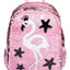 Fun Flamingo Rucksack-Set 3tlg: Rucksack, Federmäppchen, Silikon-Etui