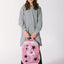 Fun Flamingo Rucksack-Set 3tlg: Rucksack, Federmäppchen, Silikon-Etui