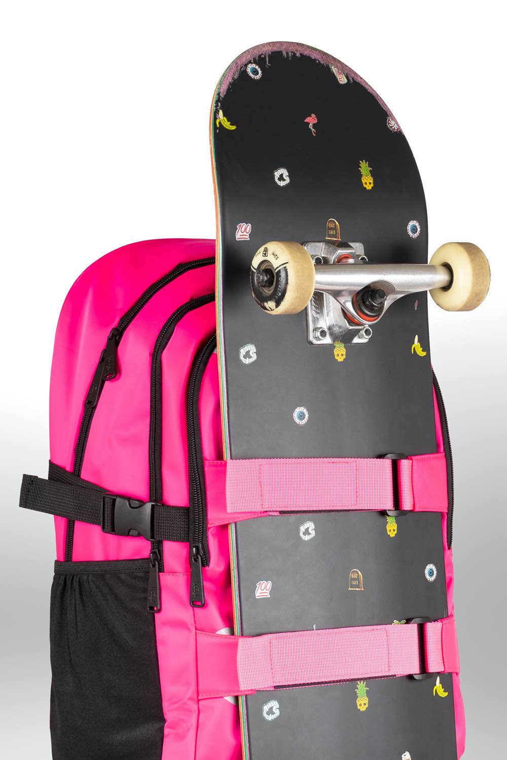 Skate Pink Rucksack-Set 3tlg: Rucksack, Federmäppchen, Turnbeutel