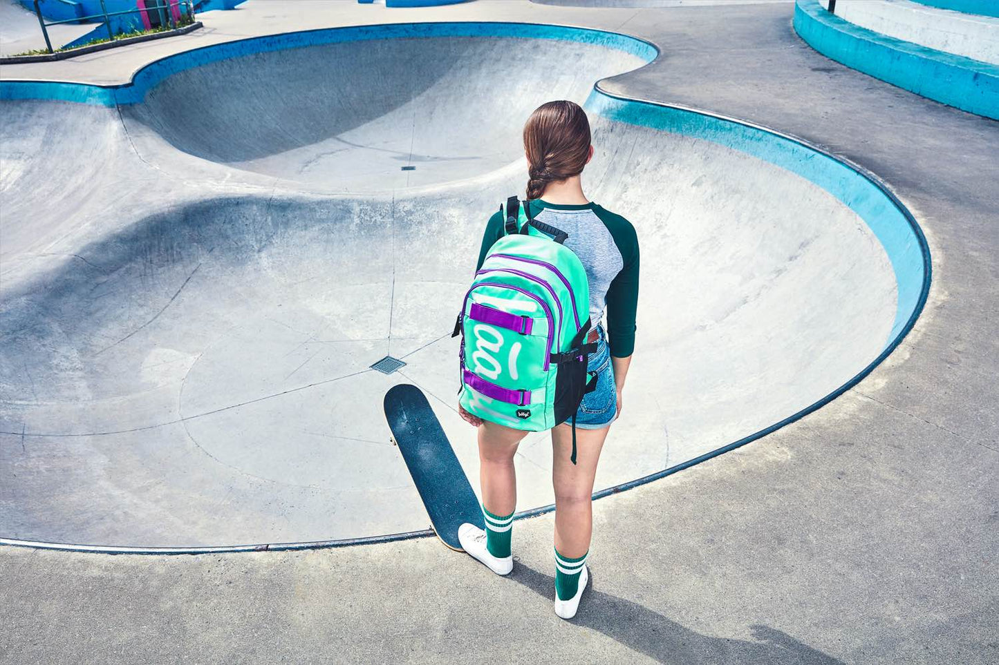 Skate Mint Rucksack-Set 3tlg: Rucksack, Federmäppchen, Turnbeutel