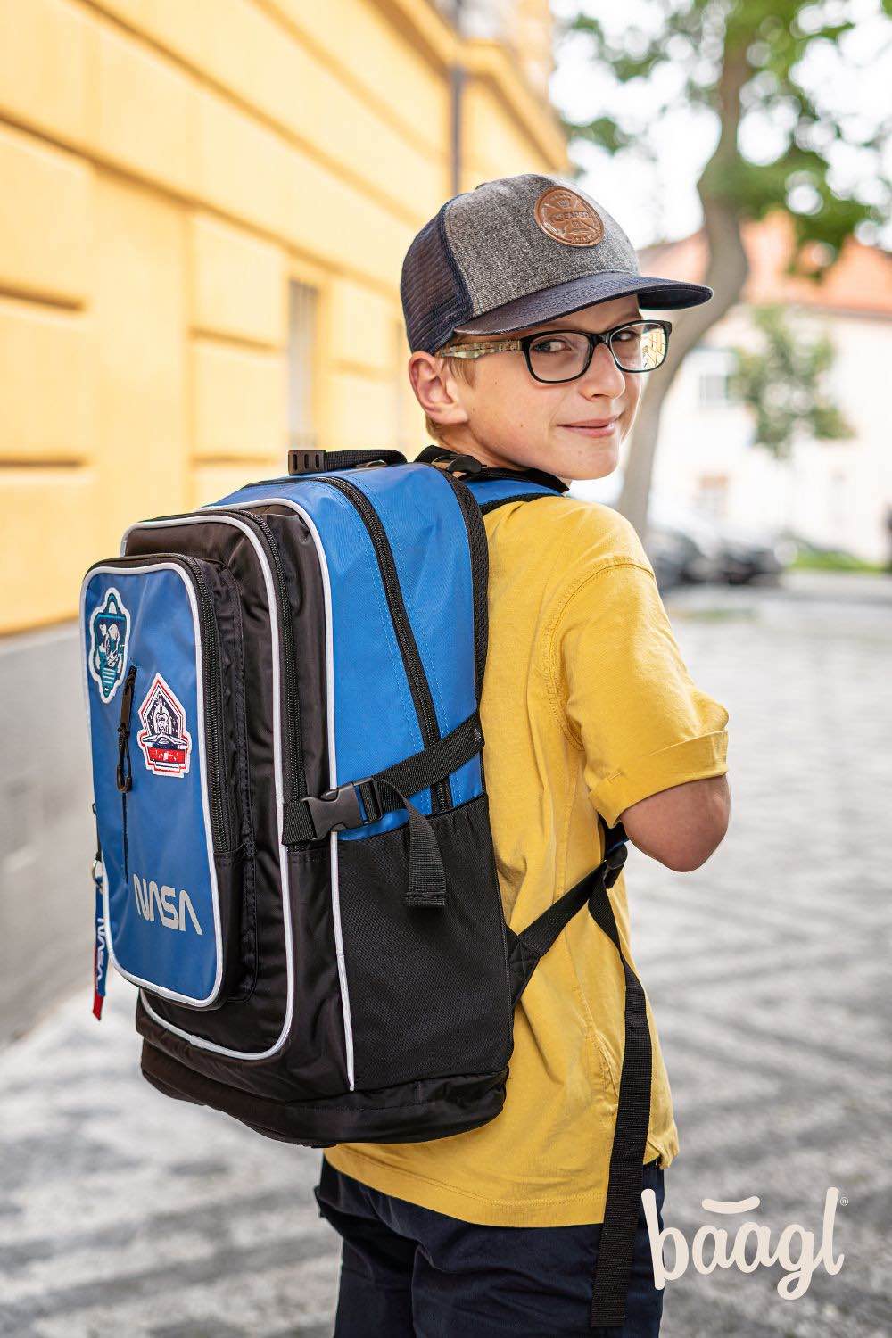 Cubic NASA Rucksack-Set 5tlg: Rucksack, Federmäppchen, Turnbeutel, Notizbuch, Geldbeutel