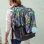 Cubic Tropical Rucksack-Set 5tlg: Rucksack, Federmäppchen, Turnbeutel, Notizbuch, Silikon-Etui