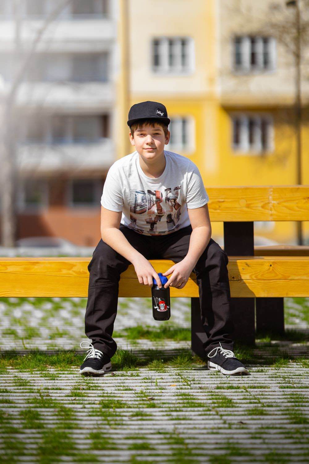 Piraten Schulranzen-Set 5tlg: Schulranzen, Federmäppchen, Turnbeutel, Trinkflasche, Schürze