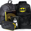 Batman Rucksack-Set 6tlg: Rucksack, Etui, Turnbeutel, Notizbuch, Regenjacke, Heftmappe