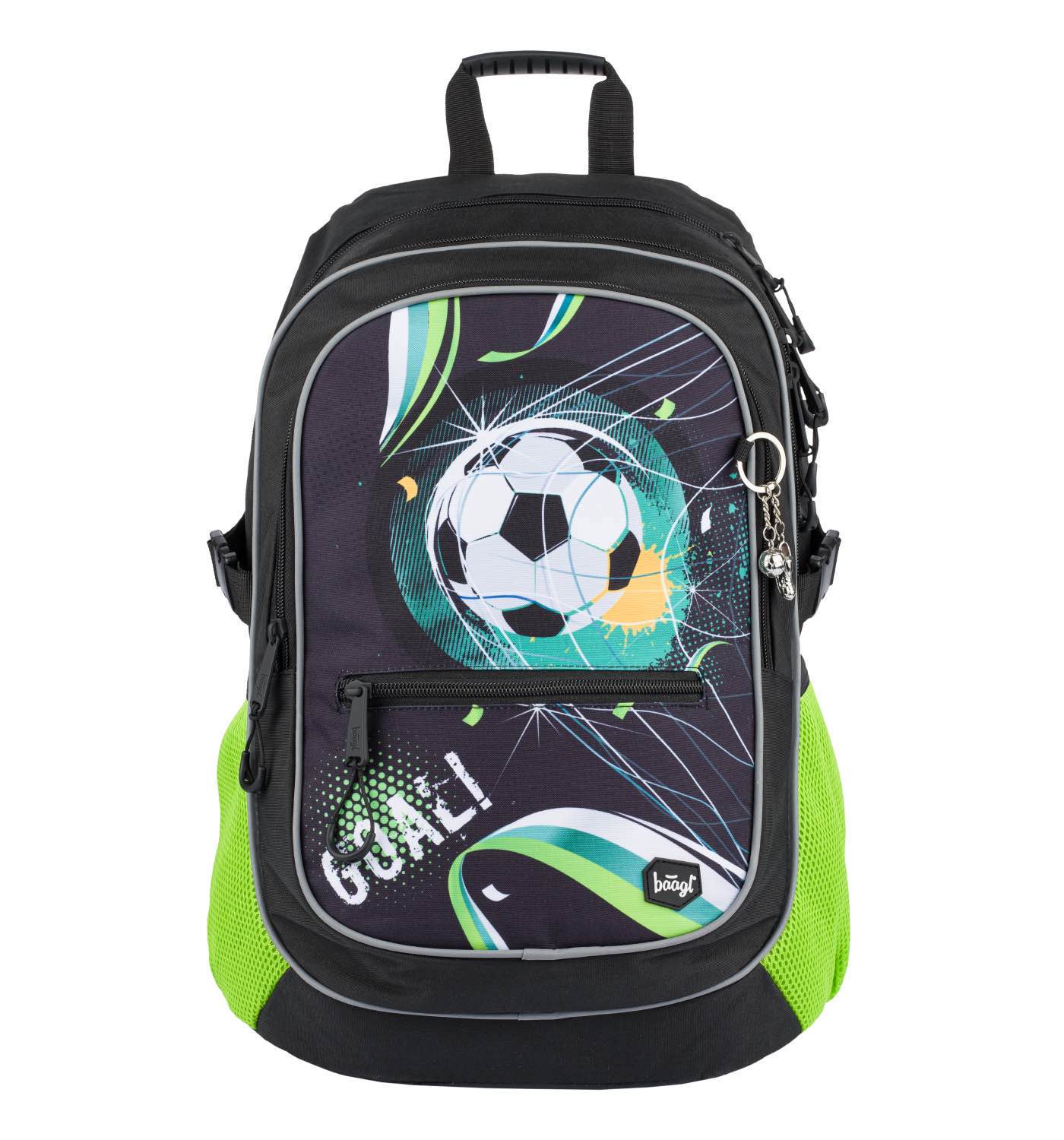 Fußball Rucksack-Set 6tlg: Rucksack, Etui, Turnbeutel, Brotdose, Trinkflasche, Heftmappe