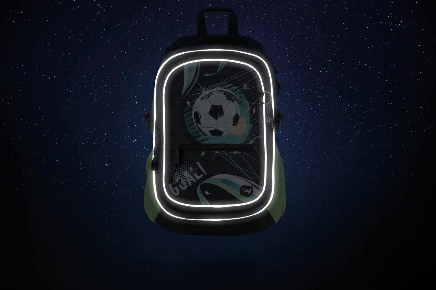 Fußball Rucksack-Set 6tlg: Rucksack, Etui, Turnbeutel, Brotdose, Trinkflasche, Heftmappe