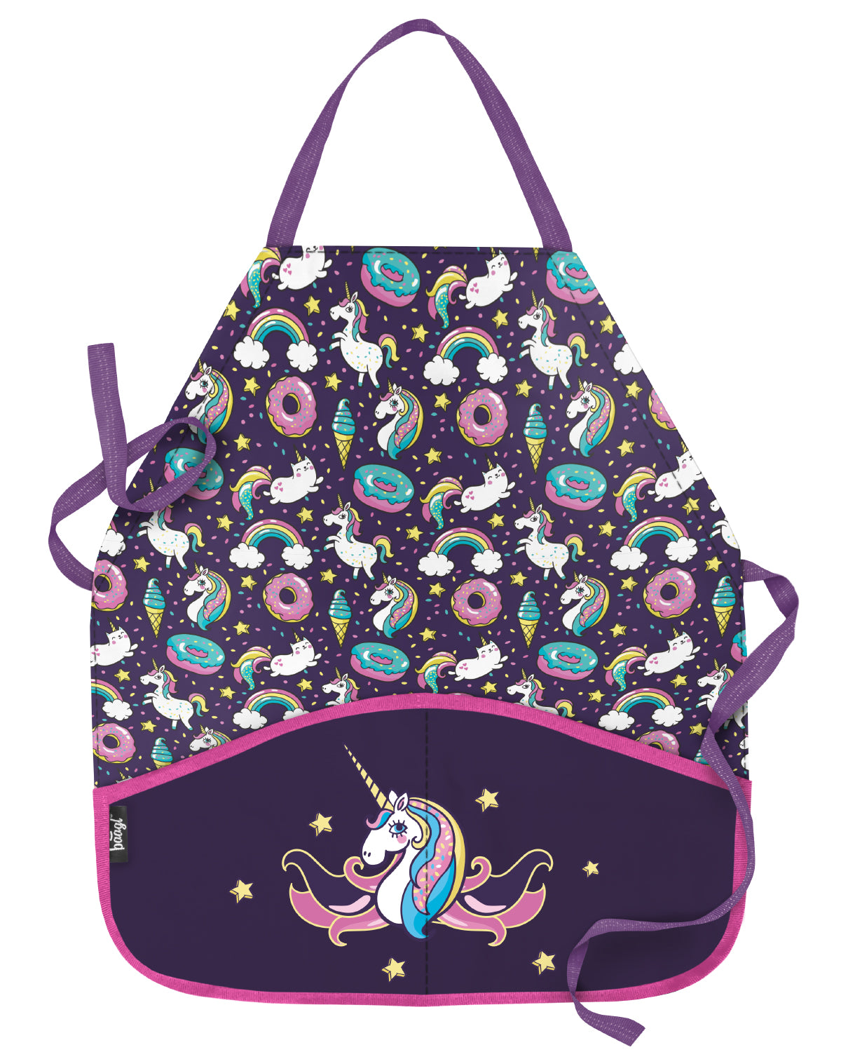 Zippy Unicorn Schulranzen-Set 7tlg: Schulranzen, Federmäppchen, Turnbeutel, Heftmappe, Brotdose, Schürze, Sticker