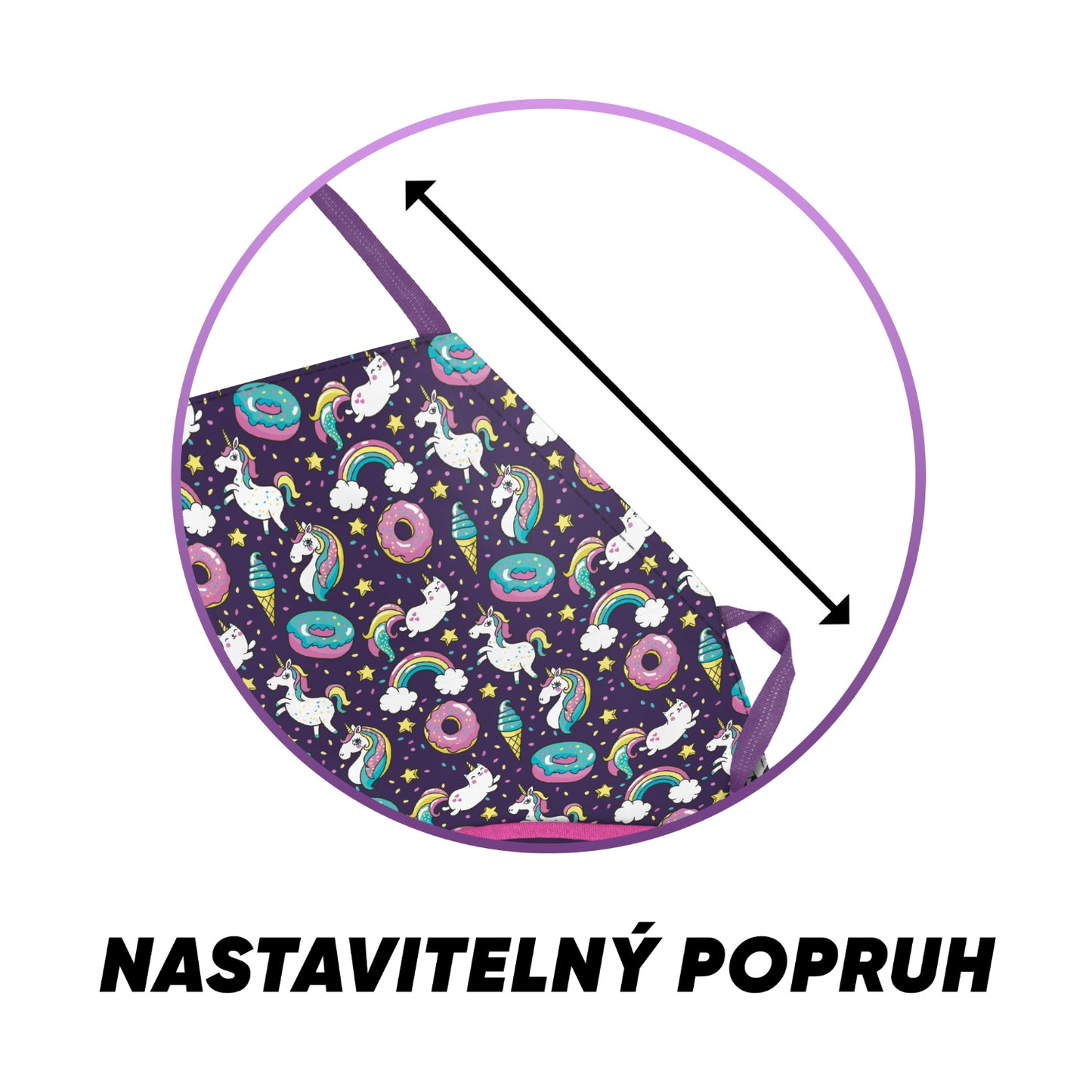 Zippy Unicorn Schulranzen-Set 7tlg: Schulranzen, Federmäppchen, Turnbeutel, Heftmappe, Brotdose, Schürze, Sticker