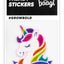 Zippy Unicorn Schulranzen-Set 7tlg: Schulranzen, Federmäppchen, Turnbeutel, Heftmappe, Brotdose, Schürze, Sticker